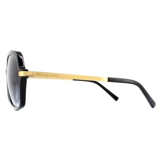 Michael Kors Square dames zwart goud licht grijze gradiënt zonnebril - Image 3