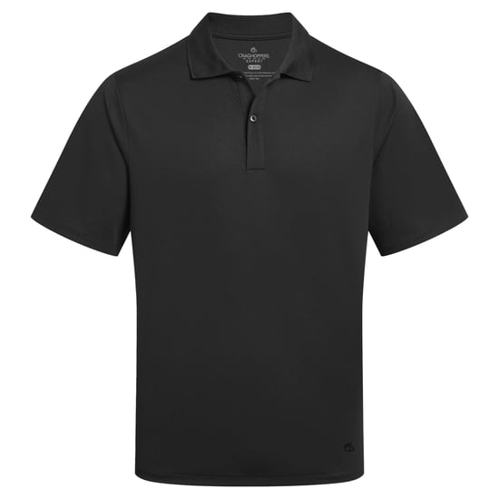 Craghoppers Heren Expert Basecamp Wicking Poloshirt (Zwart) - Image 2