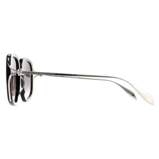 Alexander McQueen Square dames zwart zilver grijs gradiënt am0374s - Image 3
