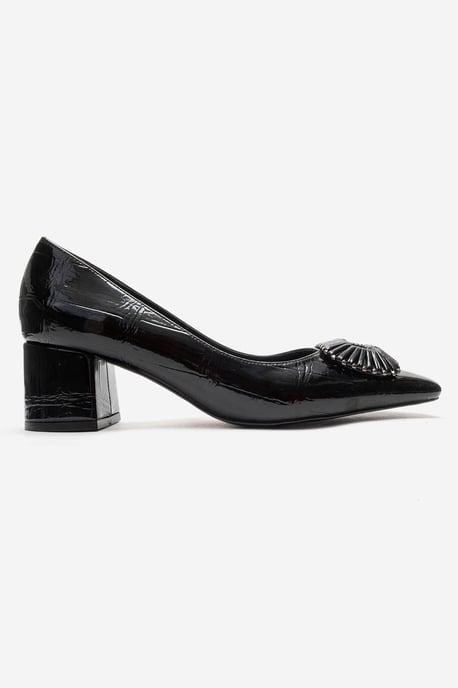 Velora Gesp Vierkante Neus Blokhak Pump (Dames) - Image 4