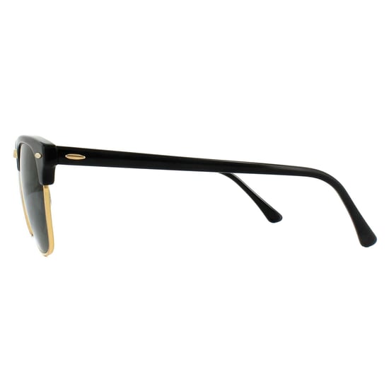 Ray-Ban Zonnebril Clubmaster 3016 W0365 Zwart Groen G-15 Klein 49mm - Image 3