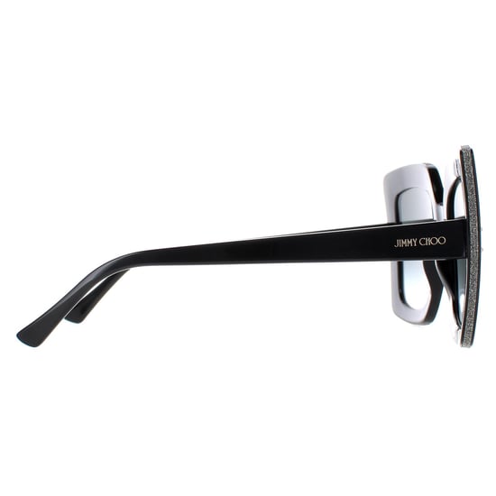 Jimmy Choo AURI/G/S 807 90 zwarte donkergrijze zonnebril met kleurverloop - Image 4