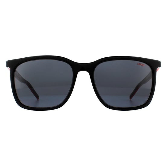 Hugo van Hugo Boss Vierkant Mannen Black Red Gray zonnebril - Image 1