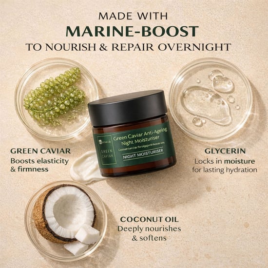 Dr Botanicals Green Caviar & Argan Oil Anti-Oxidant Anti-Aging Night Cream 50ml - Image 2