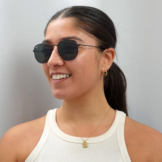 Ray-Ban Vierkant unisex gepolijst zwart groen gepolariseerd zeshoekige rb3548n - Image 6