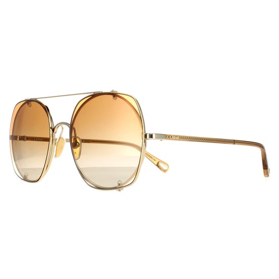 Chloe zonnebril CH0042S 003 Gold Orange Gradiënt - Image 2