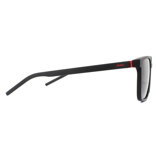 Hugo van Hugo Boss Square Mens mat zwart grijze zonnebril - Image 4