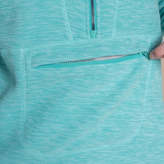 Craghoppers Dames/Dames Esk II Half Zip Fleece Top (Aqua geglazuurd) - Image 4