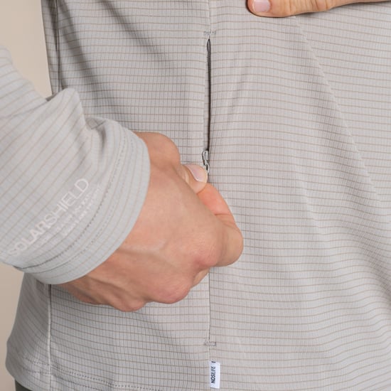 Craghoppers Heren Nosilife Half Zip Pullover (Perkament) - Image 6