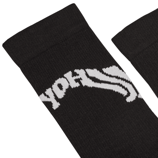 Men's Y-3 Crew Socks in Black - Image 2