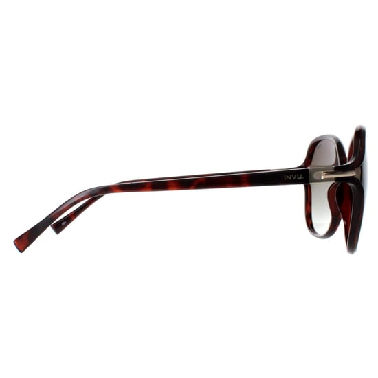 INVU Square Womens Warm Demi Bruin Tortoise Bruin Gepolariseerd B2114 - Image 4
