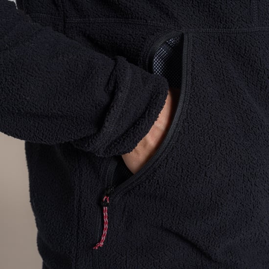 Craghoppers Heren Compresslite Capuchon Fleece Jacket (Zwart) - Image 5