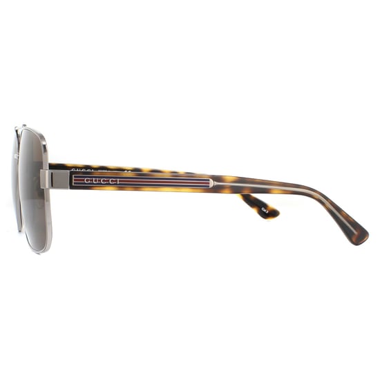 Gucci Zonnebril GG0529S 002 Ruthenium Havana Bruin - Image 3