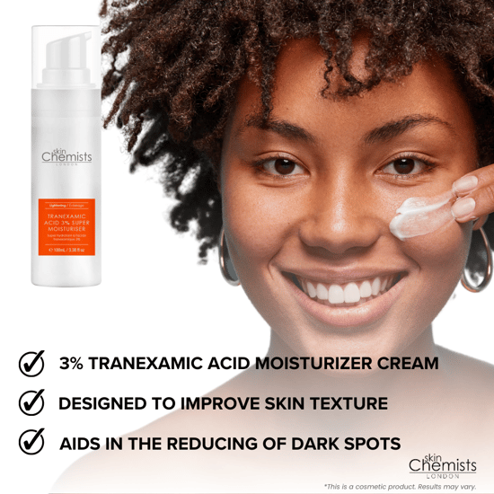skinChemists Tranexamic 3% Anti-Aging Hydraterende Crème 100ml - Image 3