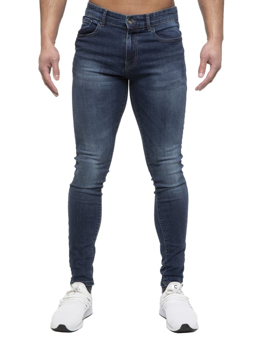 ETO Heren Slim Skinny Fit Stretch Jeans - Image 2