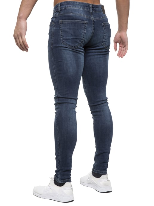 ETO Heren Slim Skinny Fit Stretch Jeans - Image 5