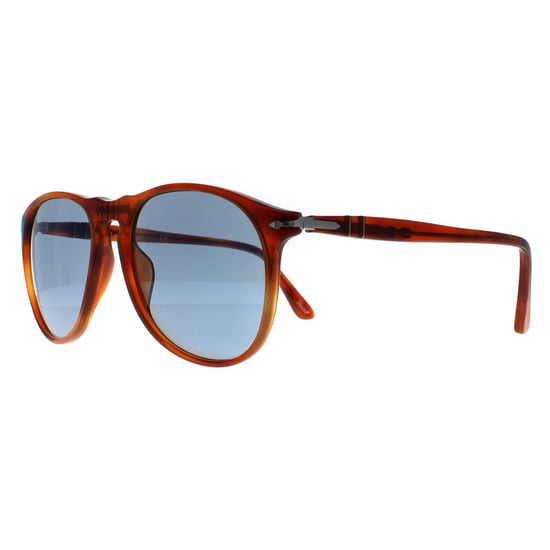 PERSOL Zonnebril 9649 96/56 Terrië Di Siena Schildpad Blauw - Image 2