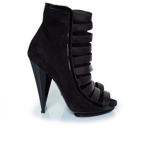 Gucci Olimpia sandalen van lakleer en suède bandjes - Image 5