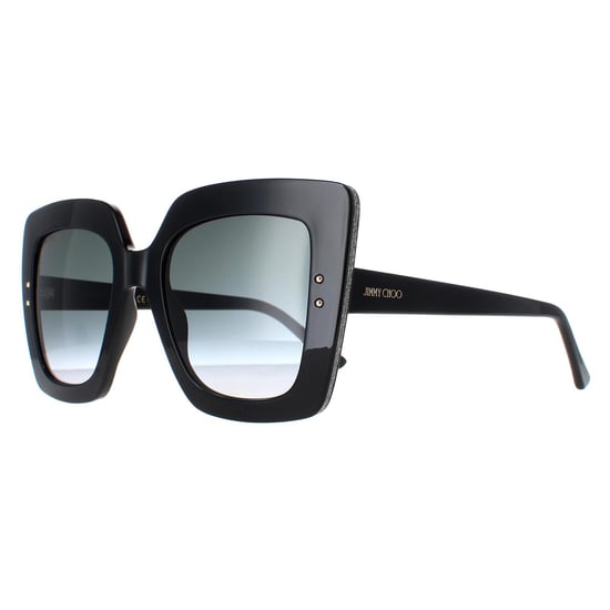 Jimmy Choo AURI/G/S 807 90 zwarte donkergrijze zonnebril met kleurverloop - Image 2