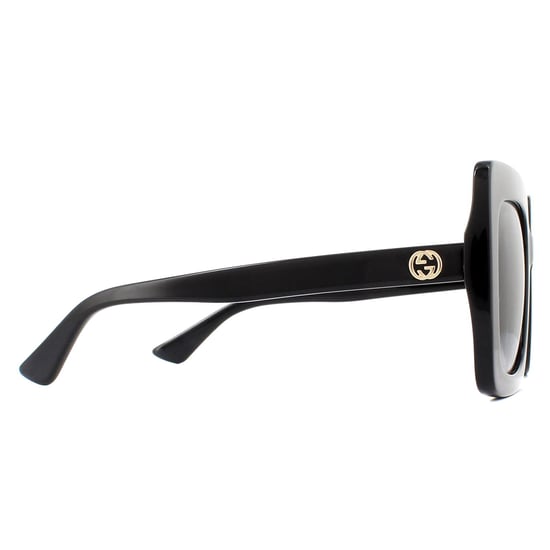 Gucci Zonnebril GG0328S 001 Zwart Grijs Verloop - Image 4