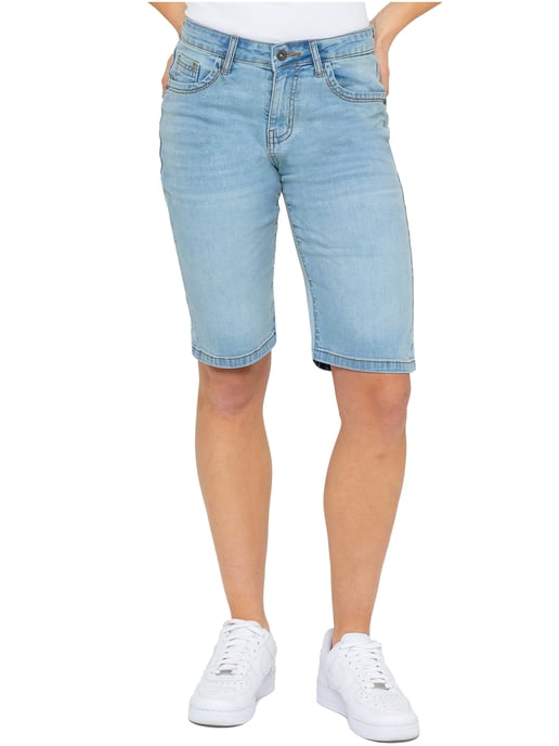 Enzo | Lange Denim Shorts voor dames - Image 2