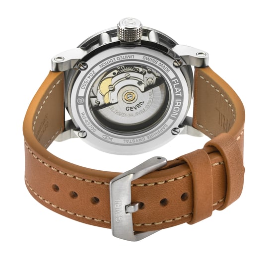 GV2 Automatic Men's Potente Swiss Automatic Two toned SS IPYG Bracelet Skeletal Watch - Image 2