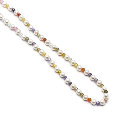 Luxenter Veelkleurige Kristallen Ketting in 18K Geel Goud - Amio - Image 5