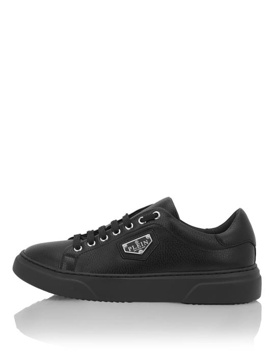 Leather Lo-Top Sneakers Iconic Plein - Image 4