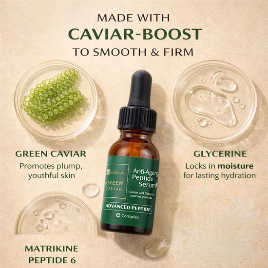 Dr Botanicals Green Caviar Anti-Aging Peptide Eye Serum 15ml - Image 3