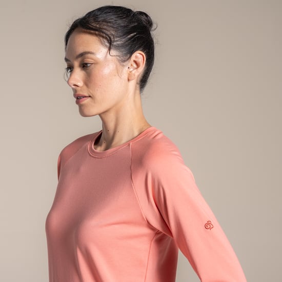 Craghoppers Dames/Dames Nour Nosilife T-shirt met lange mouwen (Gekruide abrikoos) - Image 5