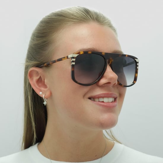 Chloe CH0104S 007 glanzend medium havana grijs gradiënt zonnebril - Image 5