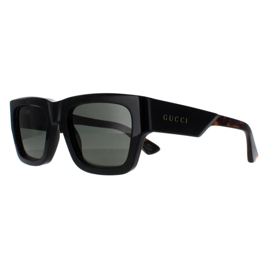 Gucci Vierkant Heren Zwart met Havana Grijs GG1668S - Image 2
