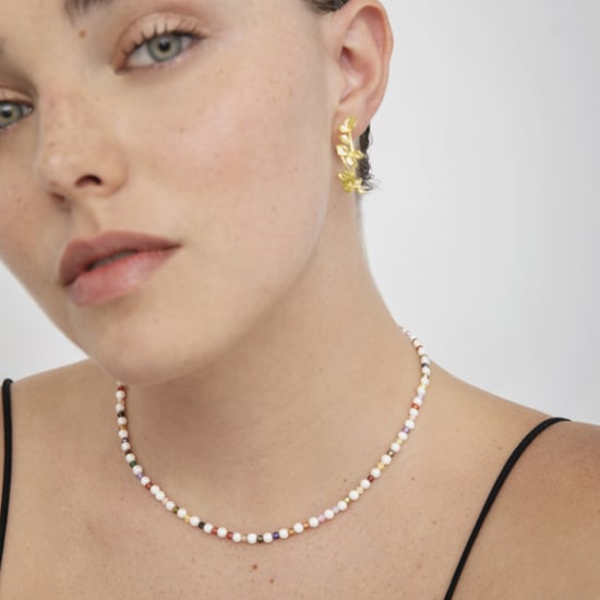 Luxenter Veelkleurige Kristallen Ketting in 18K Geel Goud - Amio - Image 2