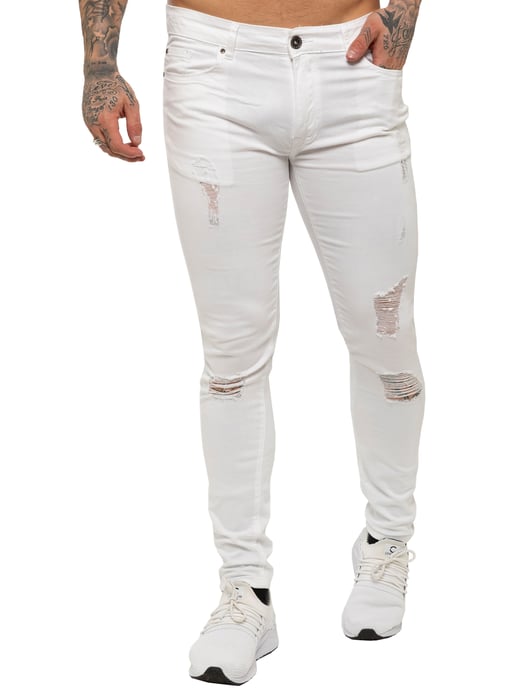 Enzo | Skinny gescheurde jeans voor heren - Image 3