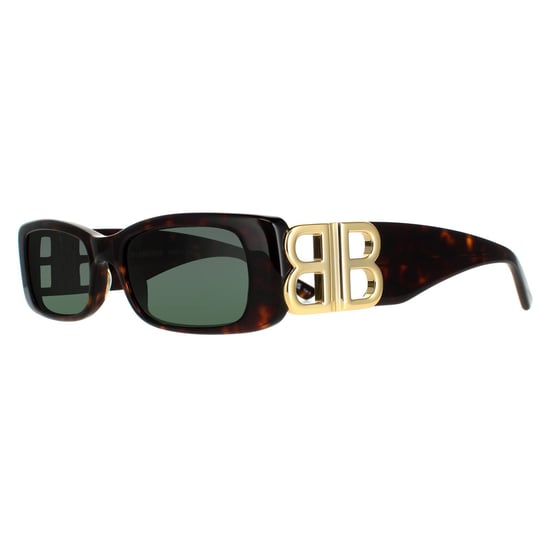 Balenciaga rechthoek dames donkere havana groen bb0096s - Image 2
