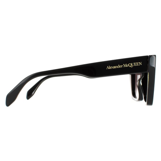 Alexander McQueen Cat Eye Dames Zwart Grijs AM0299S - Image 4