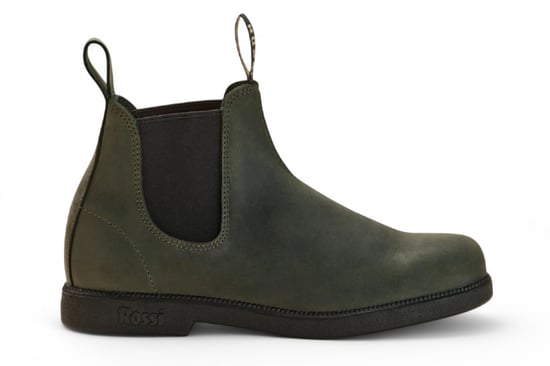 Rossi 607 Booma Moss Olijfgroene Leren Chelsea Boots - Image 1
