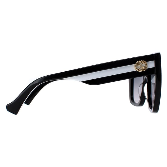 Gucci GG1300S 004 zwart grijs gradiÃ«nt zonnebril - Image 4