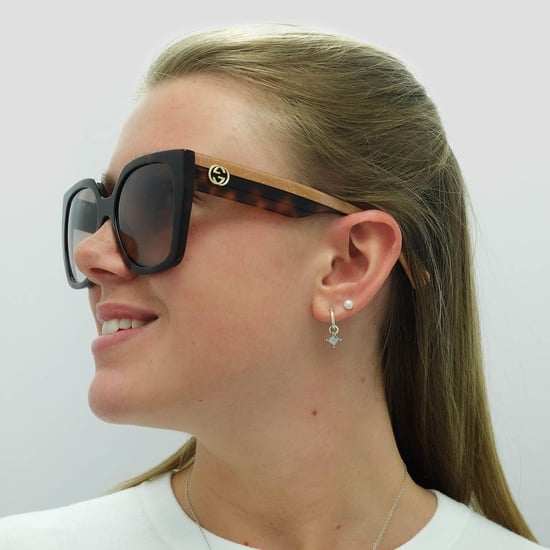Gucci GG1300S 003 havana kristal bruin gradiÃ«nt zonnebril - Image 5