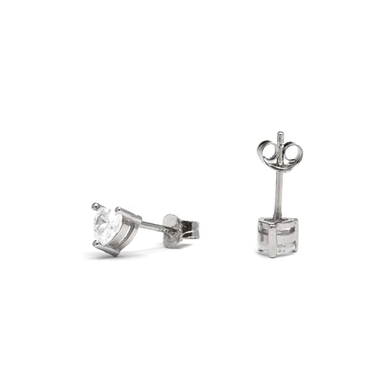 Luxenter oorbellen, eqoyi in 925 sterling zilver en glanzende gerhodineerde cubic zirconia - Image 5