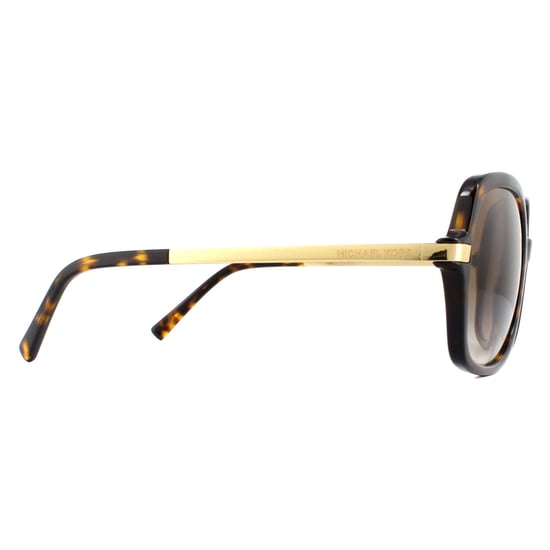 Michael Kors Square dames donkere schildpad goud bruin gradiënt zonnebril - Image 4