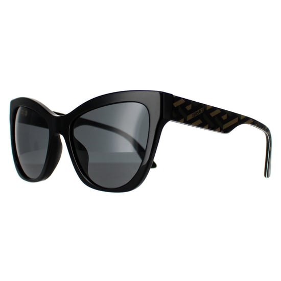 Versace VE4417U 535887 zwart patroon donkergrijze zonnebril - Image 2