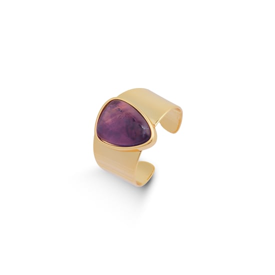 Luxenter sheak natuurlijke amethist ring - Image 1