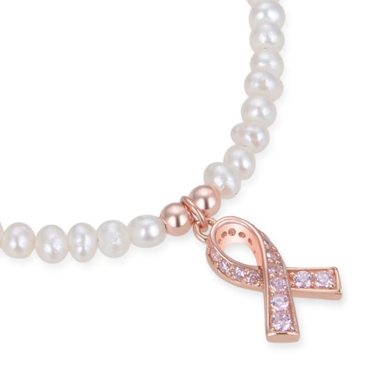 Luxent Sterling Zilver 925 collier met 18K roségoud vergulde witte parel - Kael - Image 6