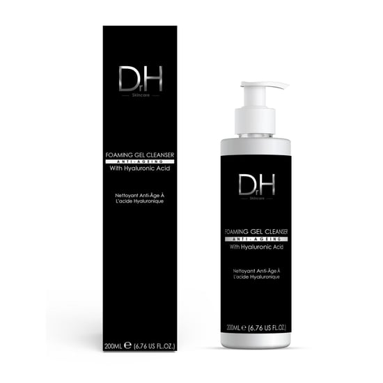 Dr H Geavanceerde anti-aging schuimende gelreiniger met hyaluronzuur 200 ml - Image 1