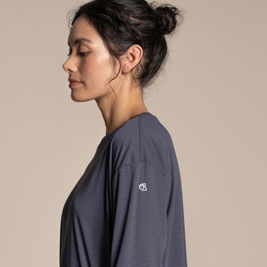 Craghoppers Dames Nosilife Langsleeve T-Shirt (Anthraciet) - Image 4