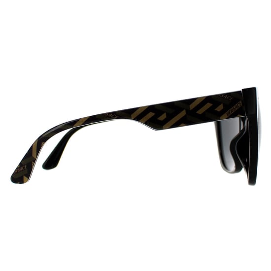 Versace VE4417U 535887 zwart patroon donkergrijze zonnebril - Image 4