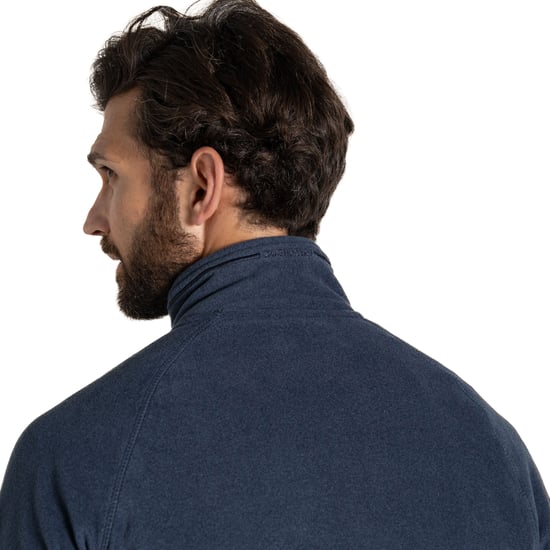 Craghoppers Heren Corey VI Half Zip Fleece Top (Marine Marl) - Image 4