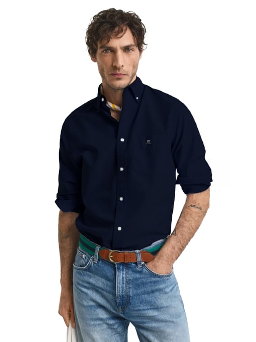Enzo heren Regular Fit Oxford overhemd - Image 3