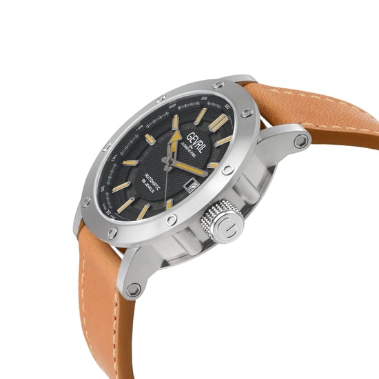 GV2 Automatic Men's Potente Swiss Automatic Two toned SS IPYG Bracelet Skeletal Watch - Image 3
